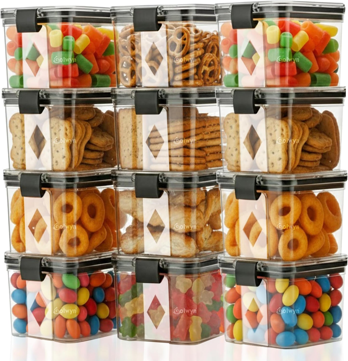 GOLWYN KITCHEN STORAGE CONTAINER SET AIR TIGHT (50 - Latest Style