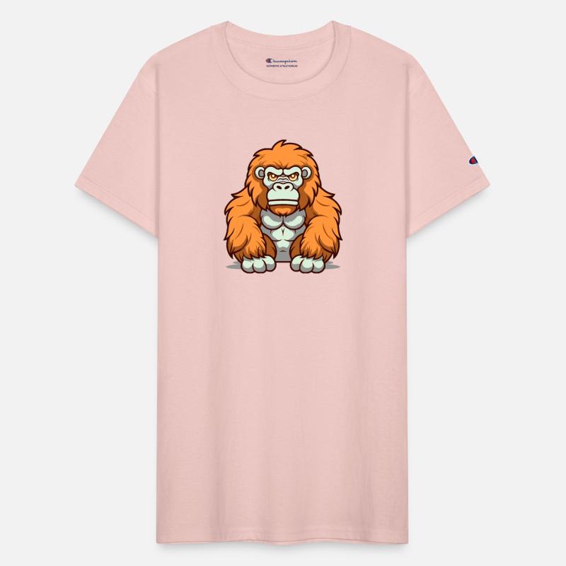 Gorilla Kawaii Style in Happy Hues