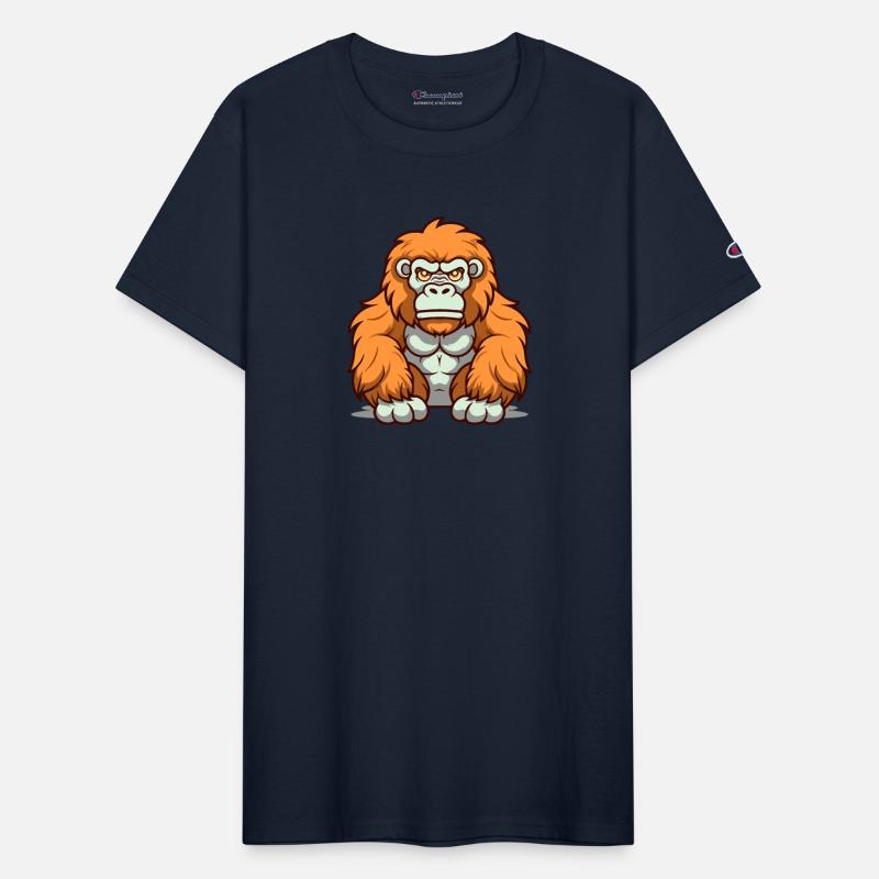 Gorilla Kawaii Style in Happy Hues