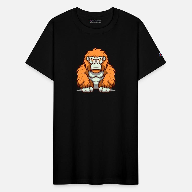 Gorilla Kawaii Style in Happy Hues
