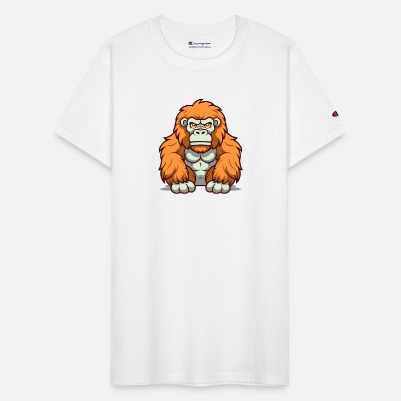Gorilla Kawaii Style in Happy Hues