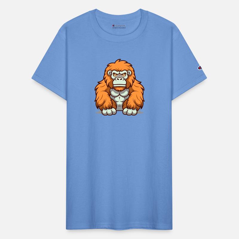 Gorilla Kawaii Style in Happy Hues
