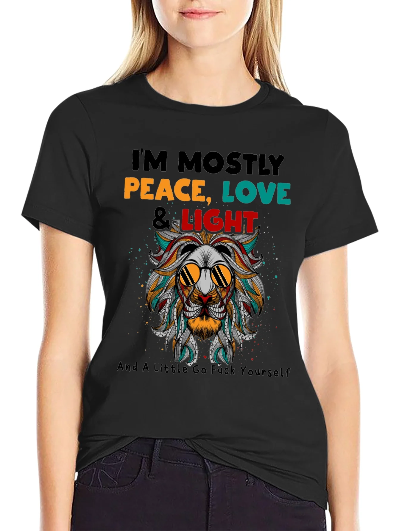 Peace Love & Light Graphic T-Shirt