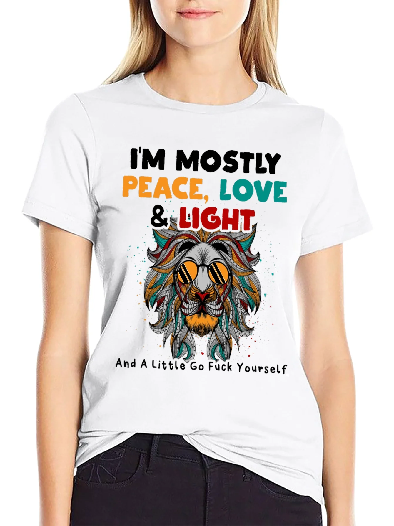 Peace Love & Light Graphic T-Shirt