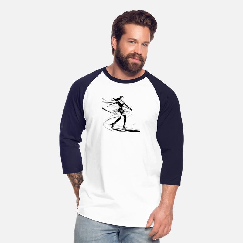 Grace on Ice Elegant Figure Skater Illustration
