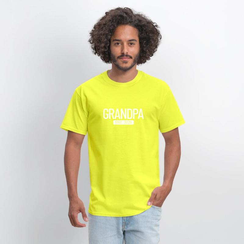 Grandpa Est. 2025 New Grandparent Men's Grandpa