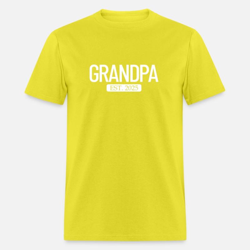 Grandpa Est. 2025 New Grandparent Men's Grandpa