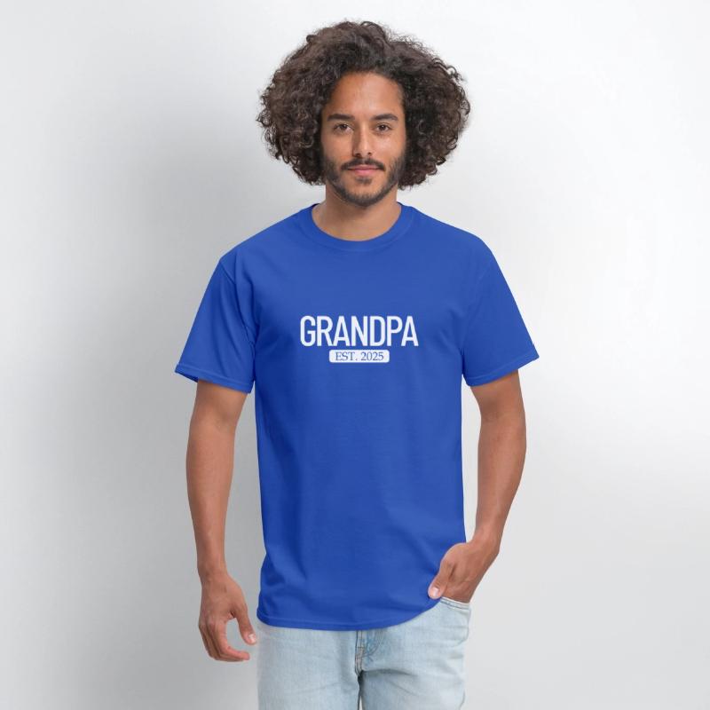 Grandpa Est. 2025 New Grandparent Men's Grandpa