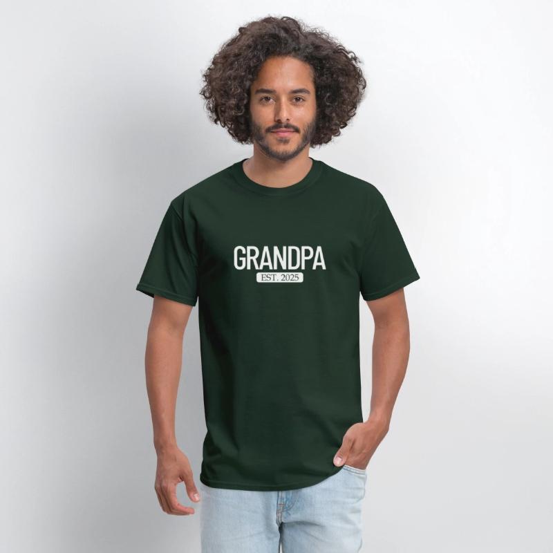 Grandpa Est. 2025 New Grandparent Men's Grandpa