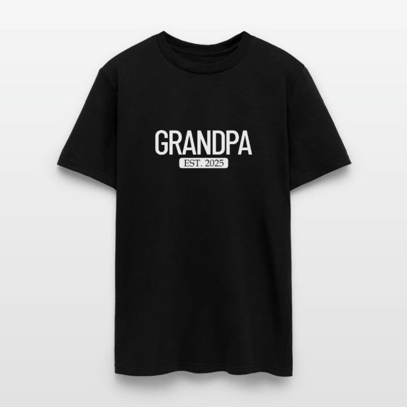 Grandpa Est. 2025 New Grandparent Men's Grandpa