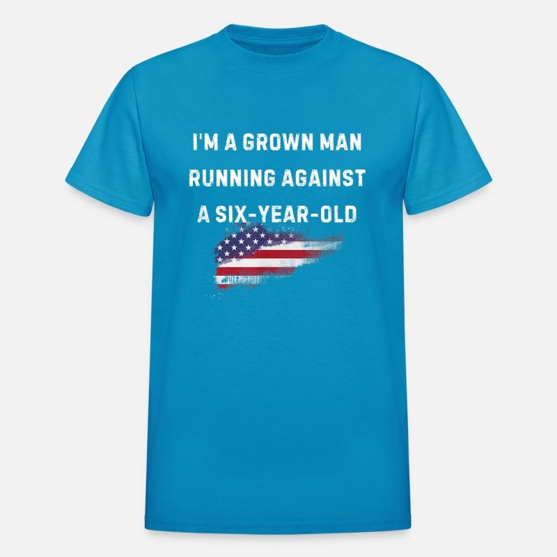 GROWN MAN RUNNING AGAINST SIX YEAR OLD