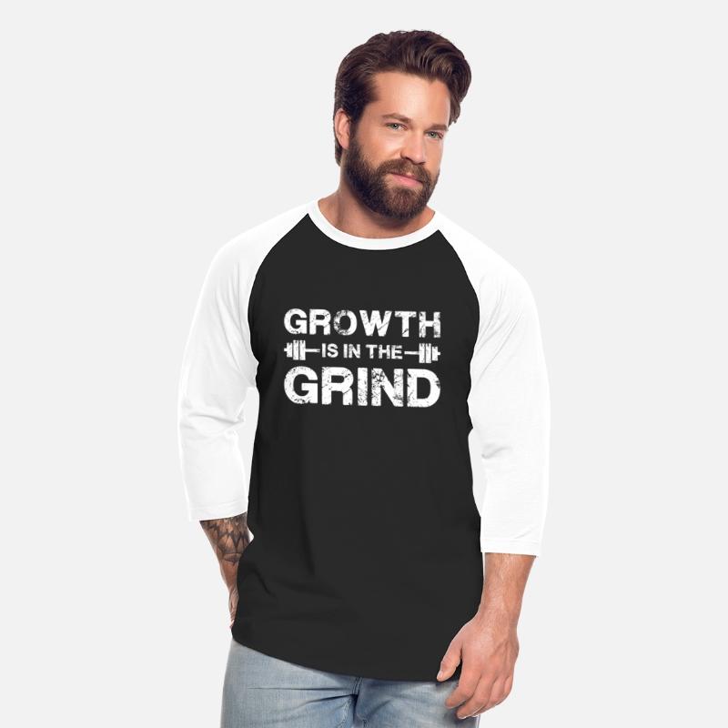 growth is in the grind DB WHITE