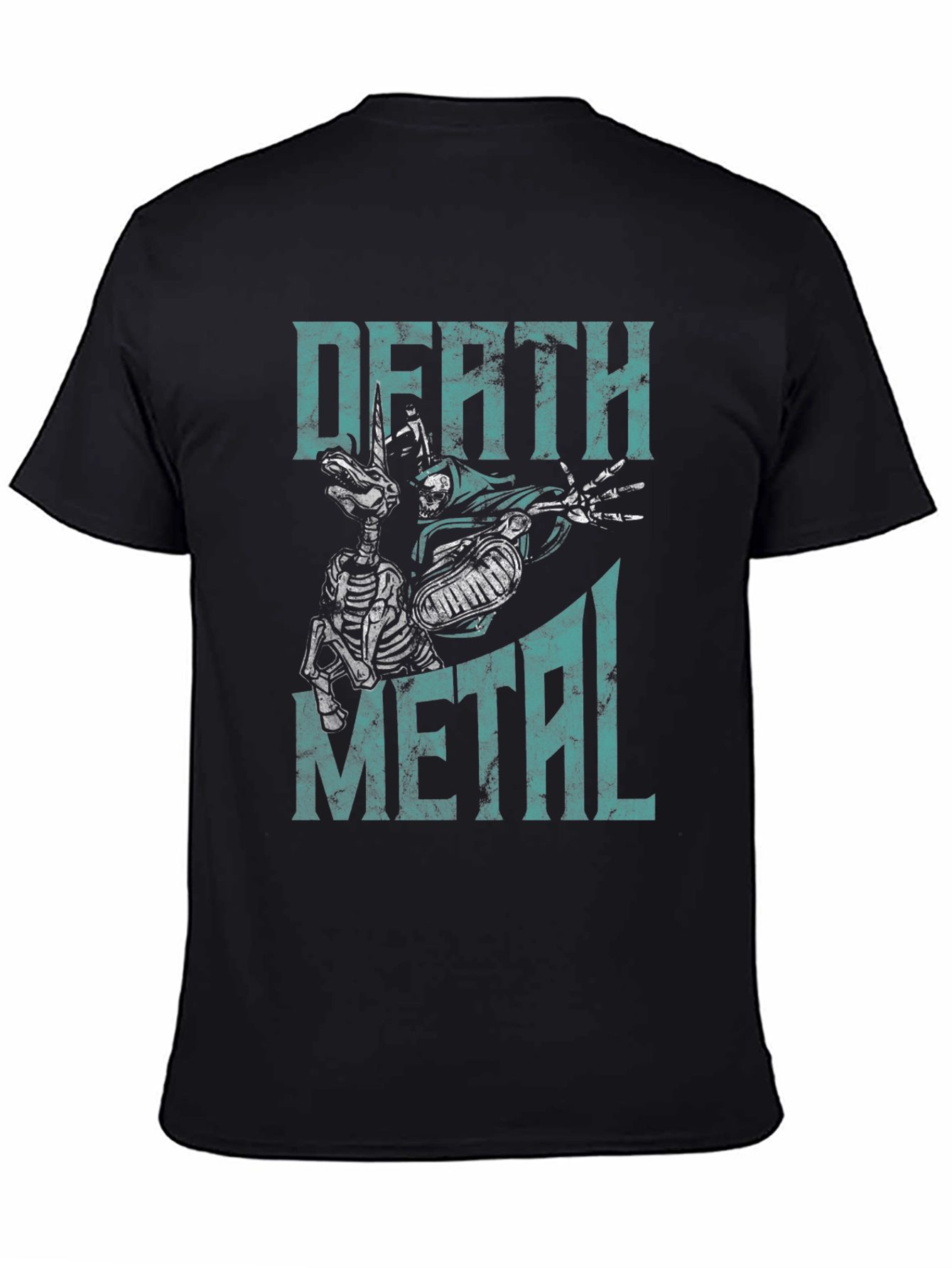 Death Metal Graphic T-Shirt - Mens Black Tee