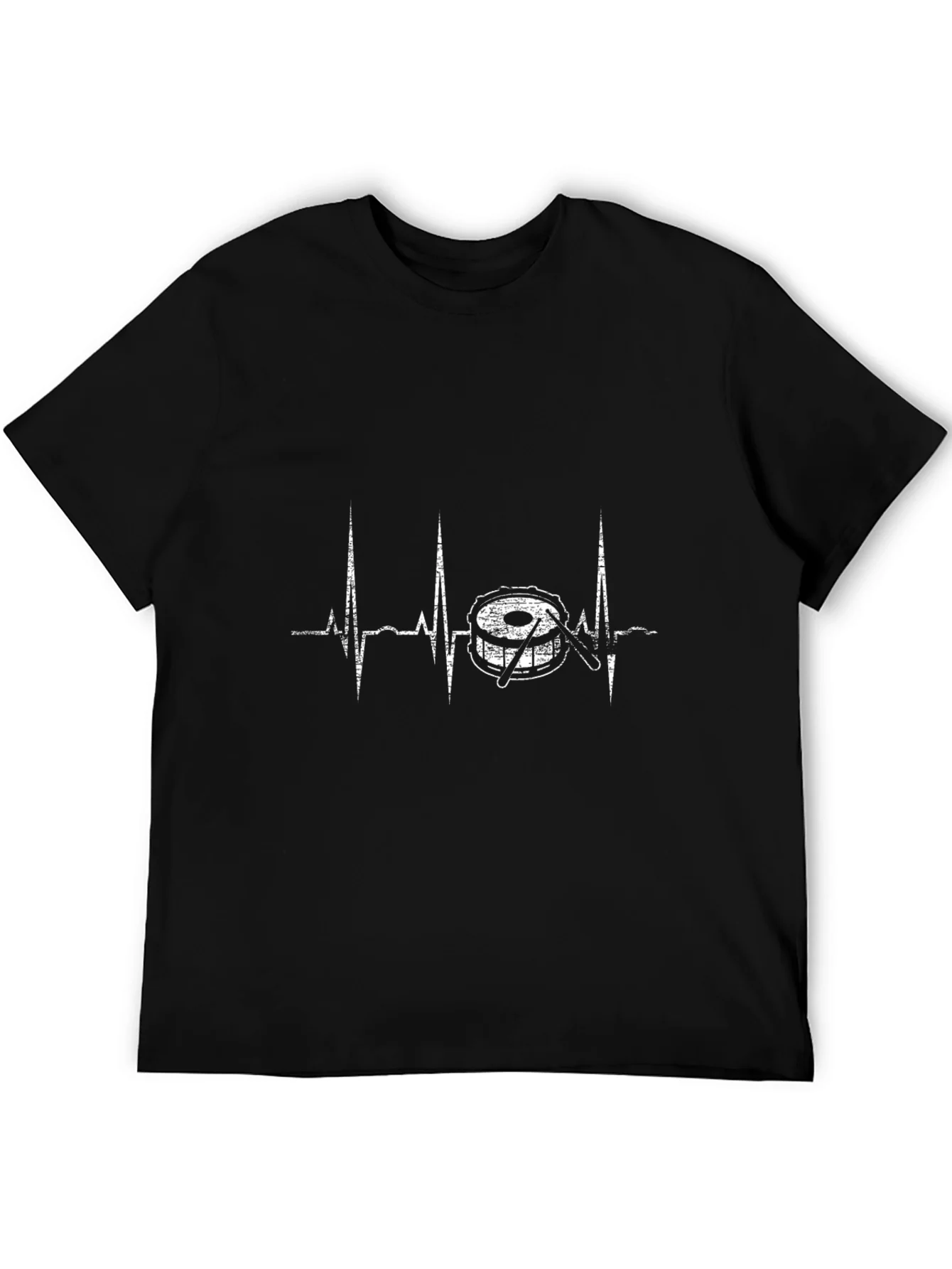 Drum Heartbeat T-Shirt - Music Lover Tee
