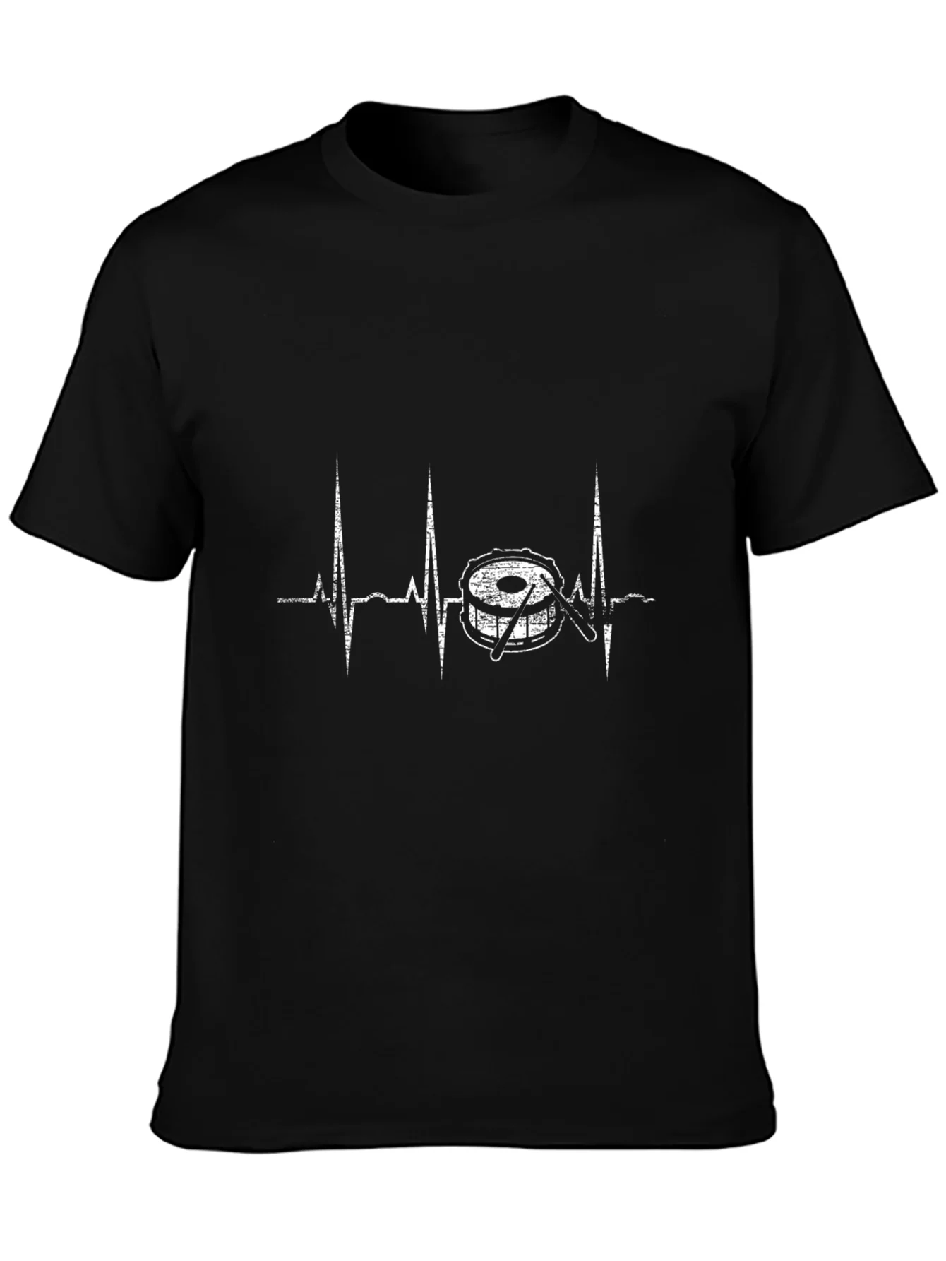Drum Heartbeat T-Shirt - Music Lover Tee