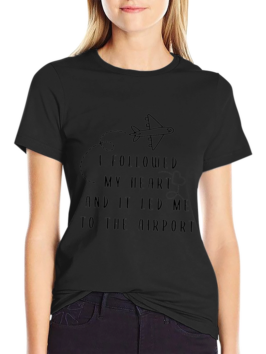 Followed My Heart Airplane Graphic Tee