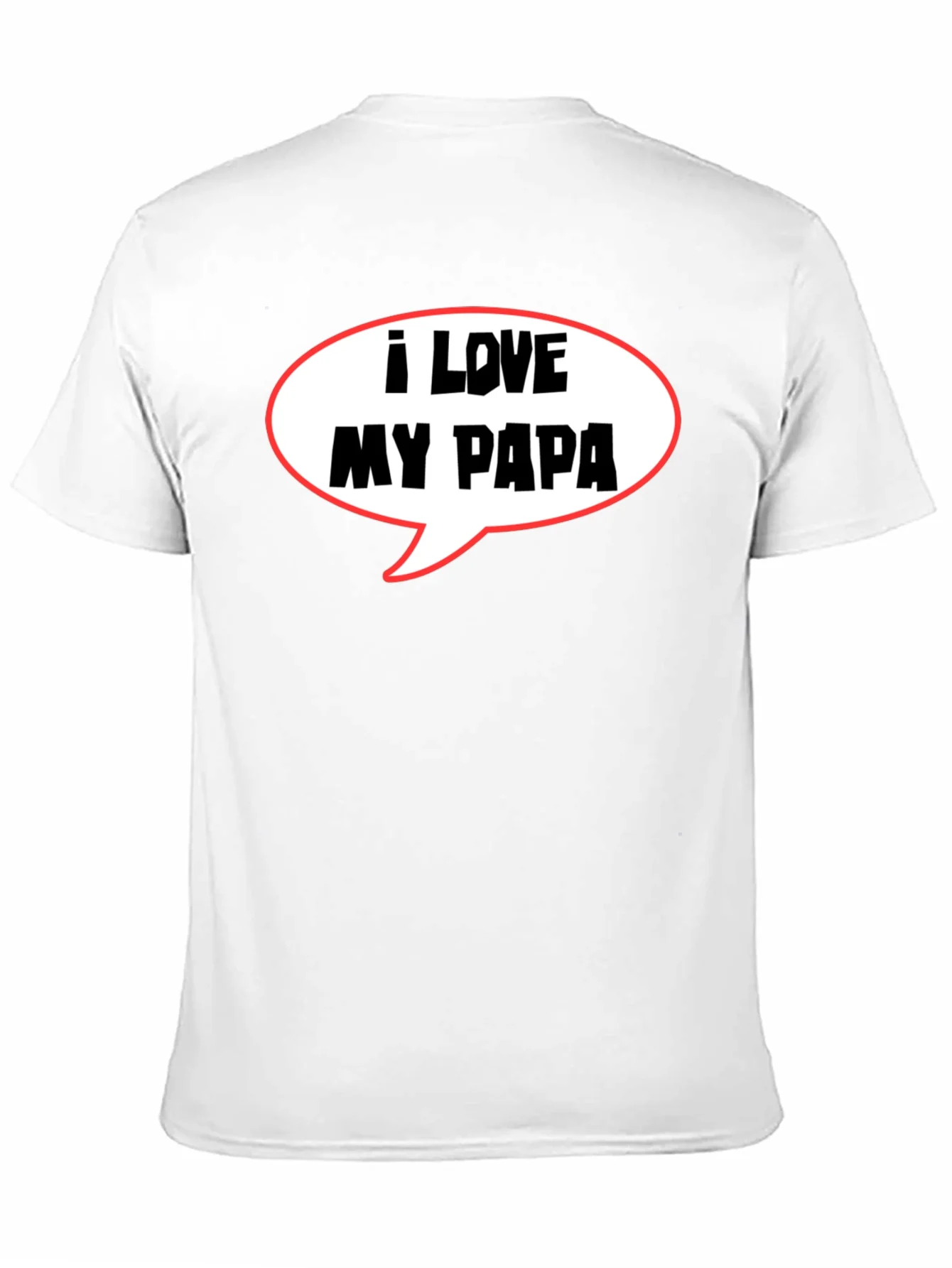 I Love My Papa T-Shirt Fathers Day Gift