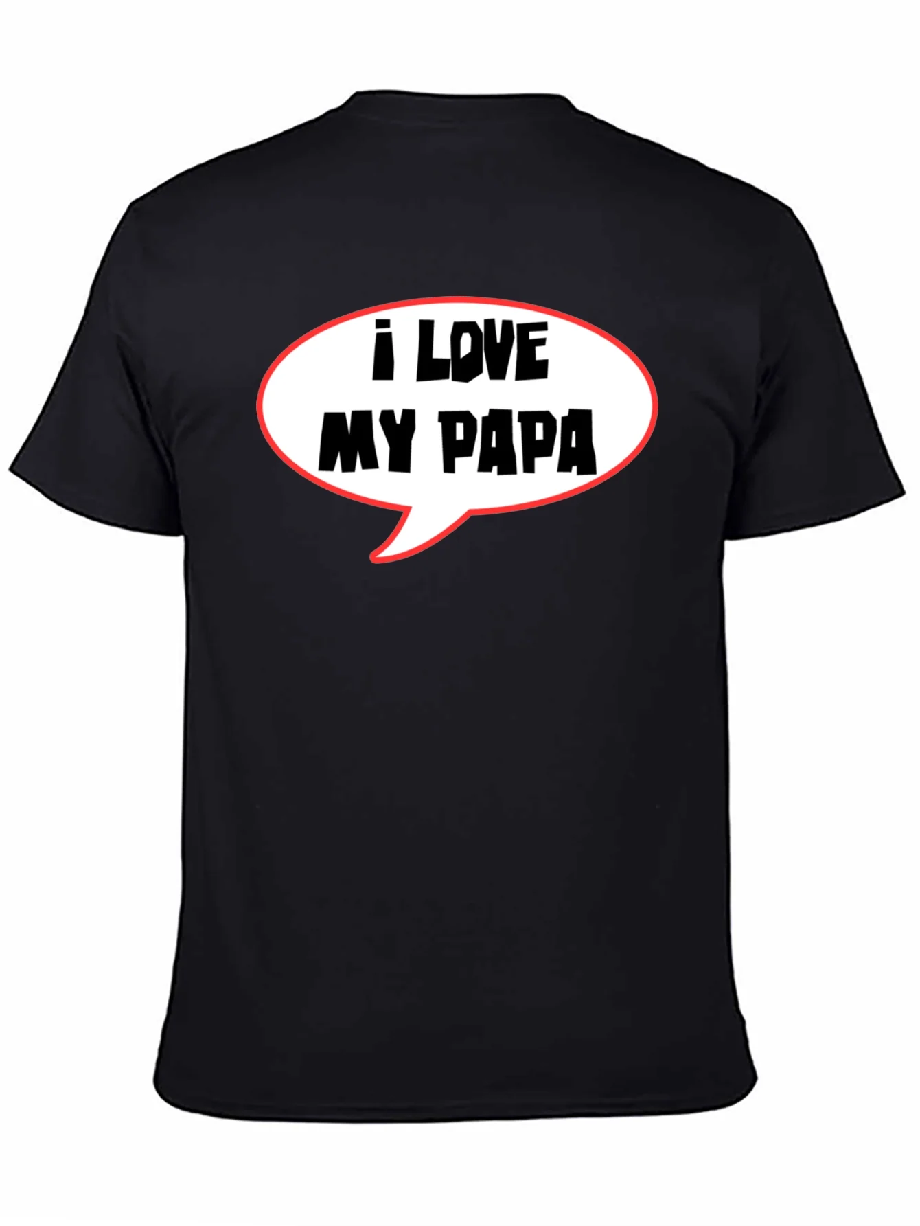 I Love My Papa T-Shirt Fathers Day Gift