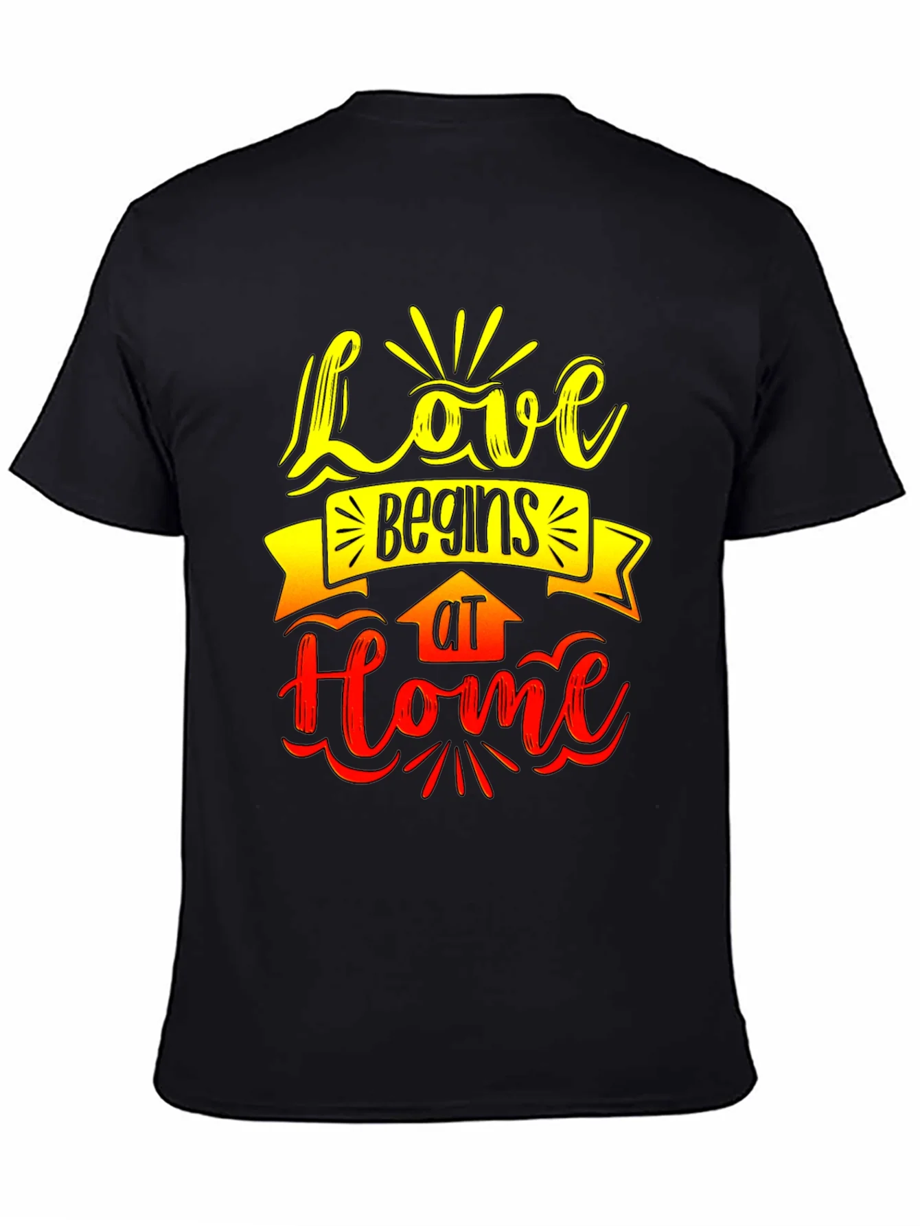 Love Begins At Home Graphic Tee