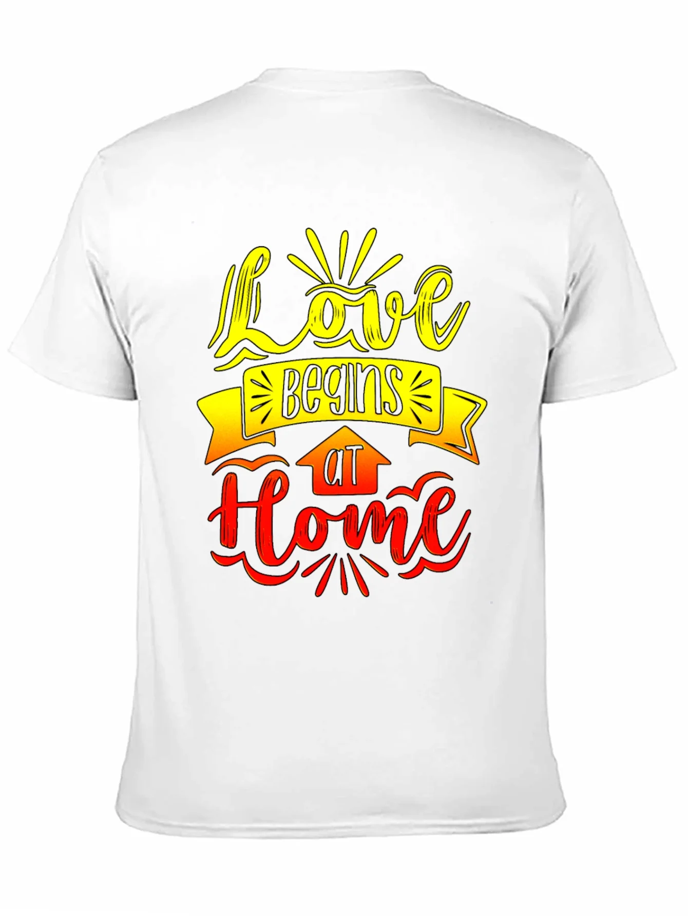 Love Begins At Home Graphic Tee