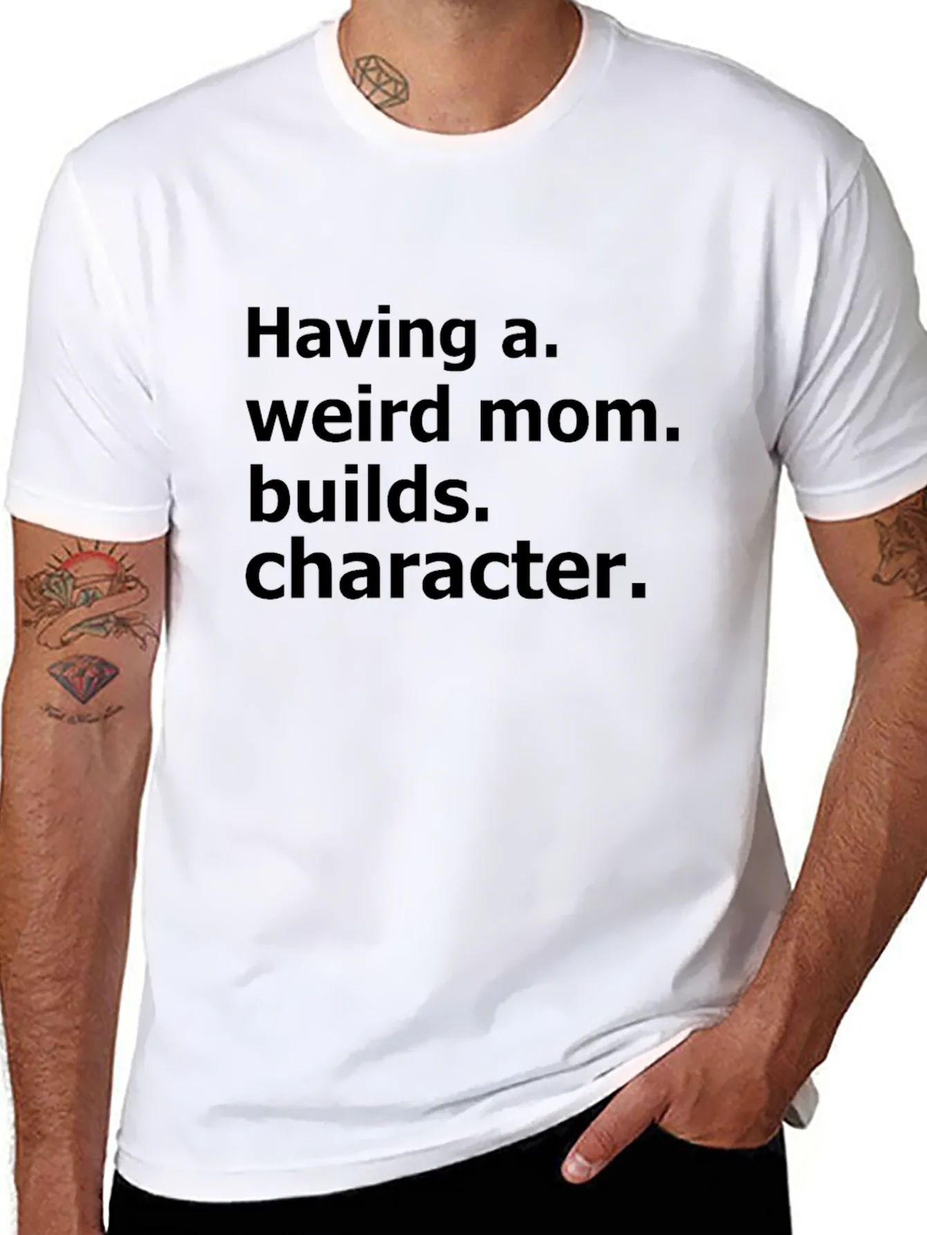 Funny Weird Mom Character T-Shirt