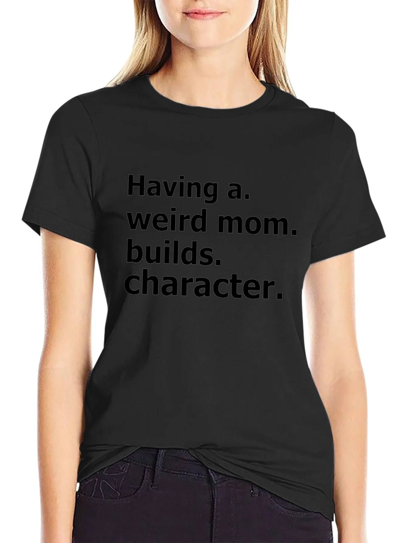 Funny Weird Mom Character T-Shirt