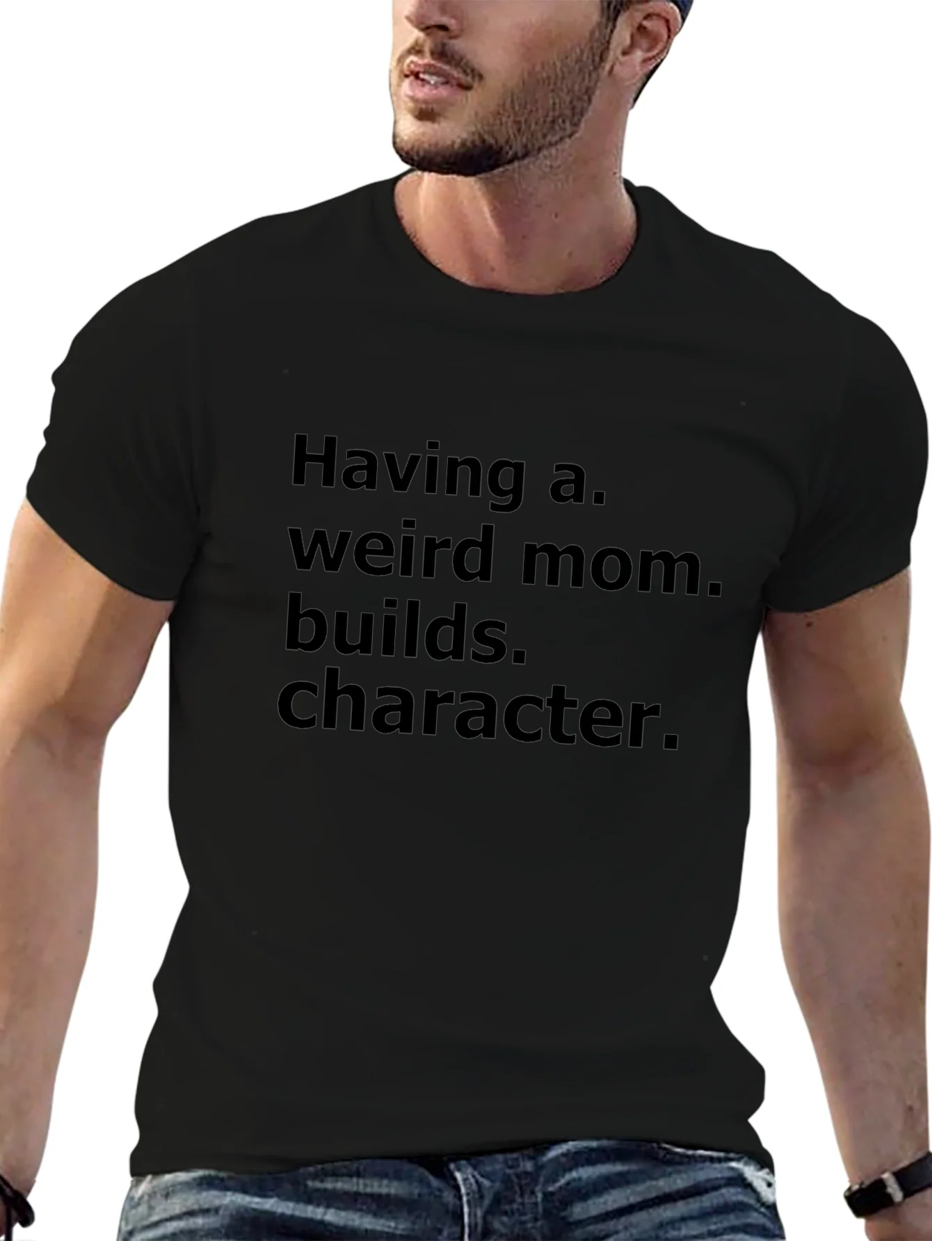 Funny Weird Mom Character T-Shirt
