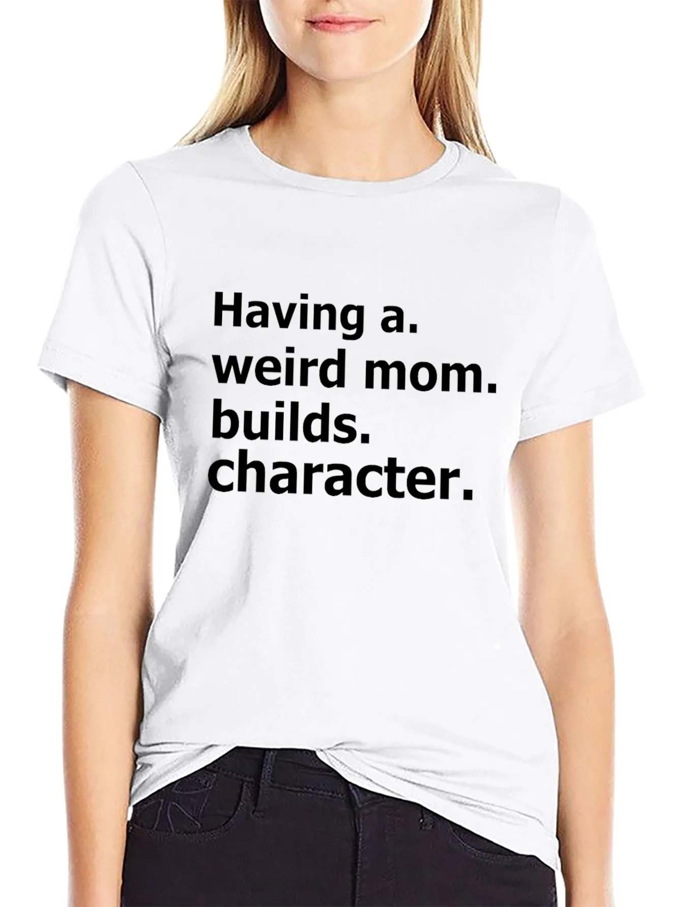 Funny Weird Mom Character T-Shirt