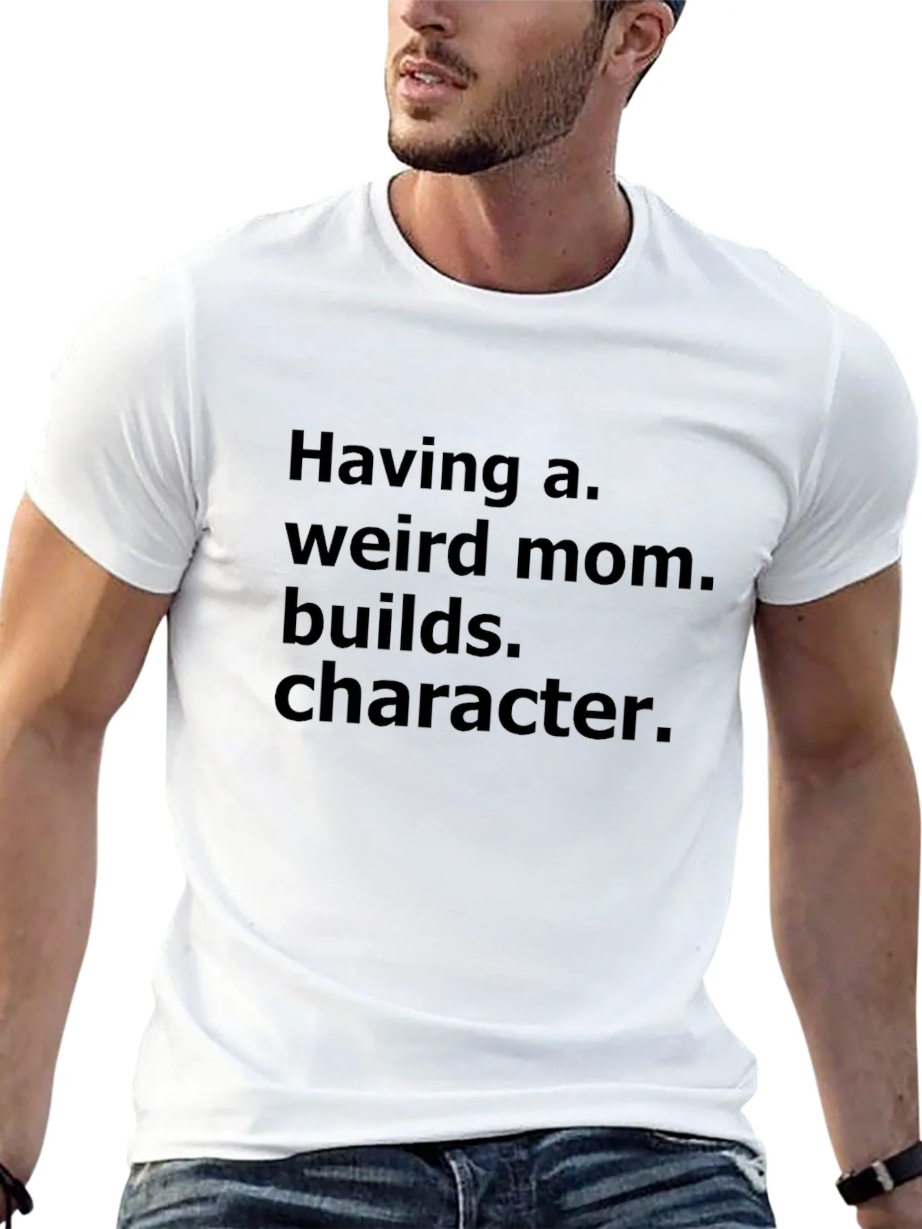 Funny Weird Mom Character T-Shirt