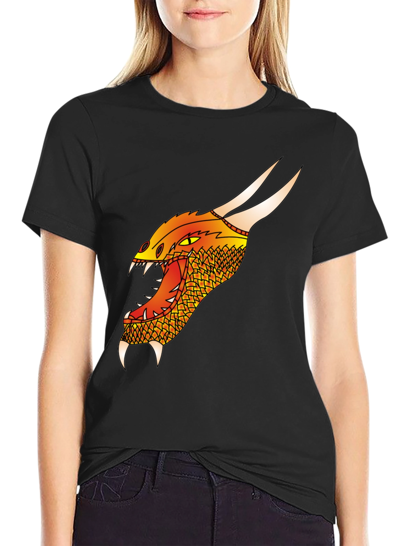 Dragon Graphic Tee - Fierce Creature Design