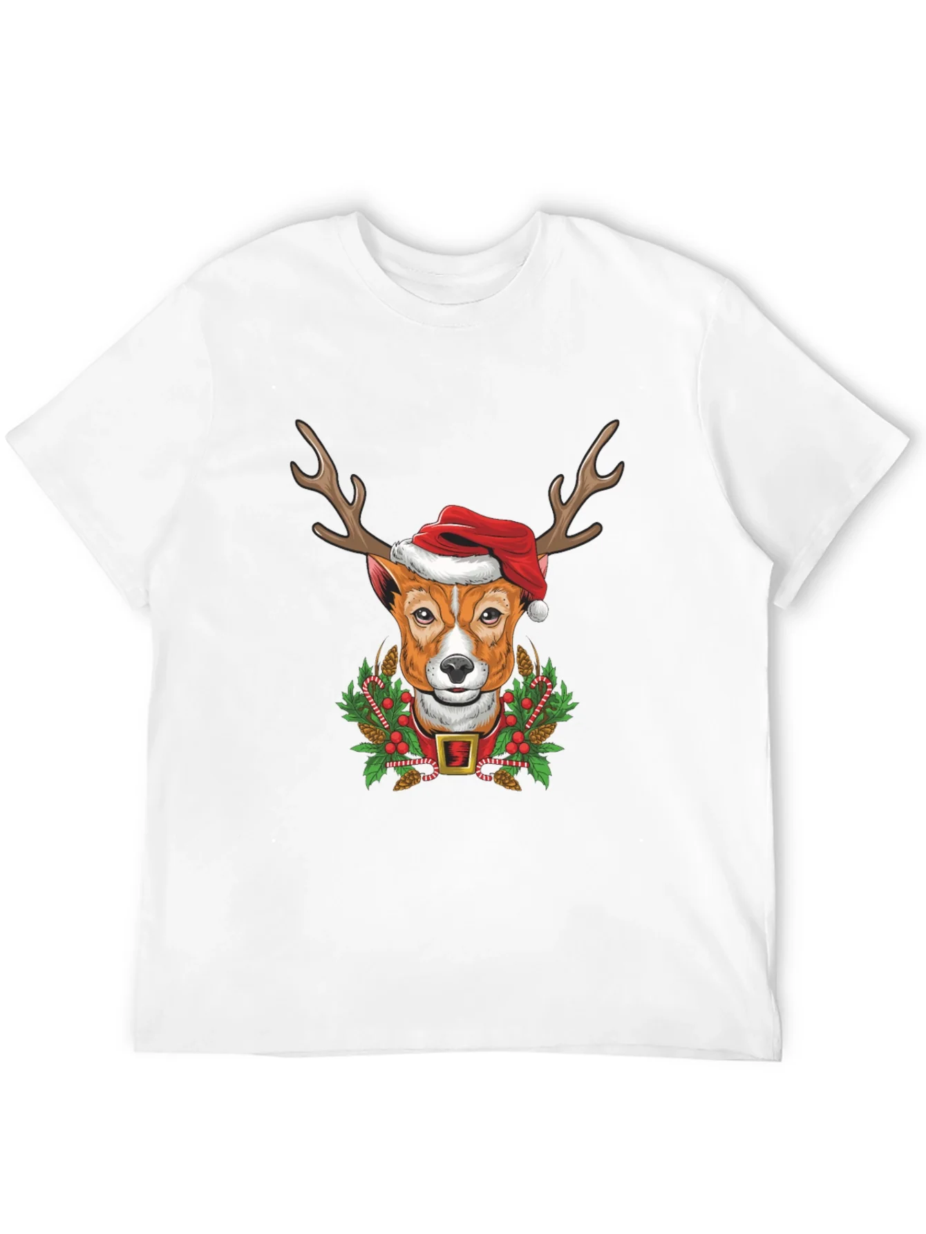 Dog Reindeer Christmas T-Shirt