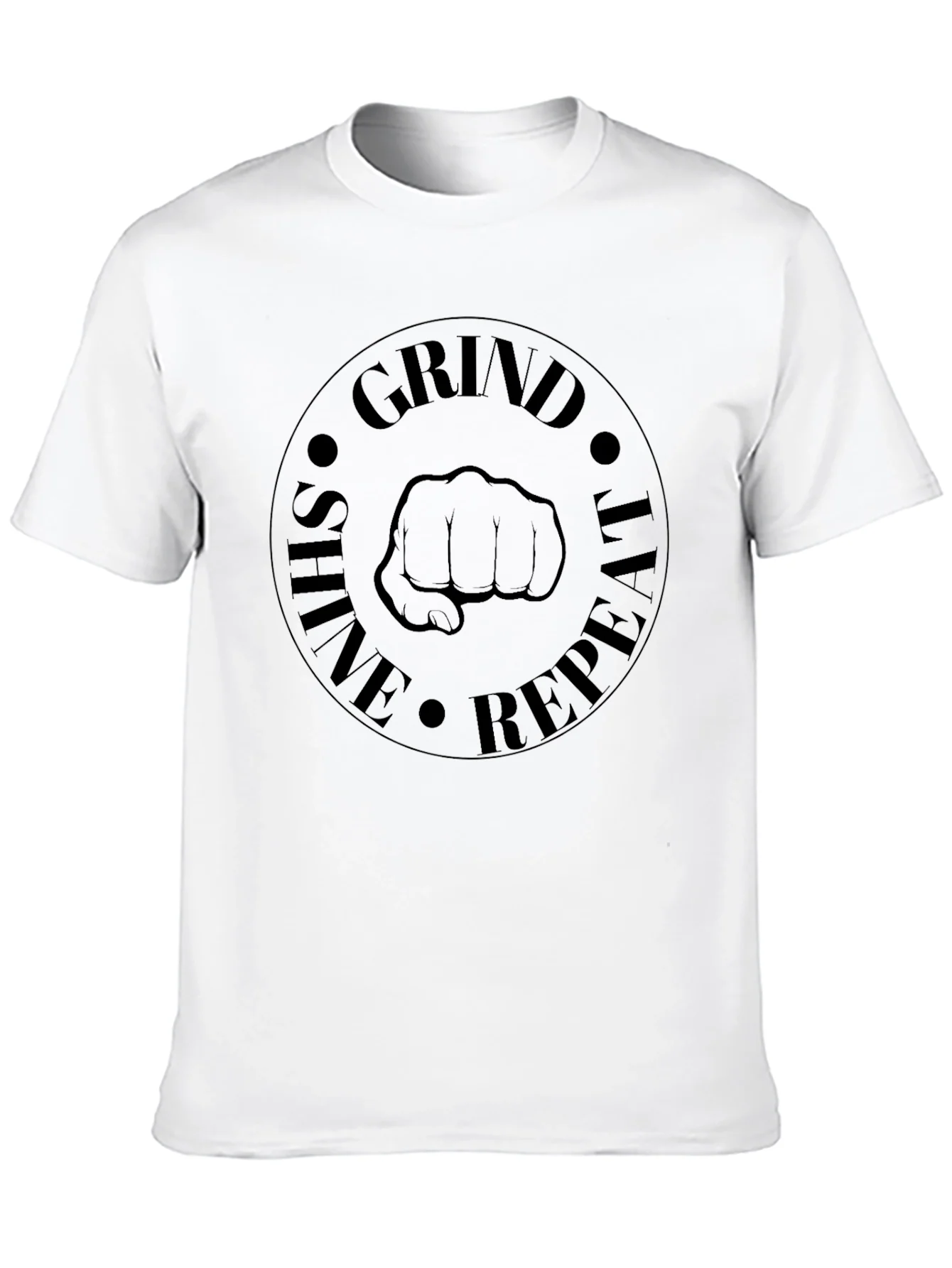 Grind Shine Repeat T-Shirt - Motivational Tee