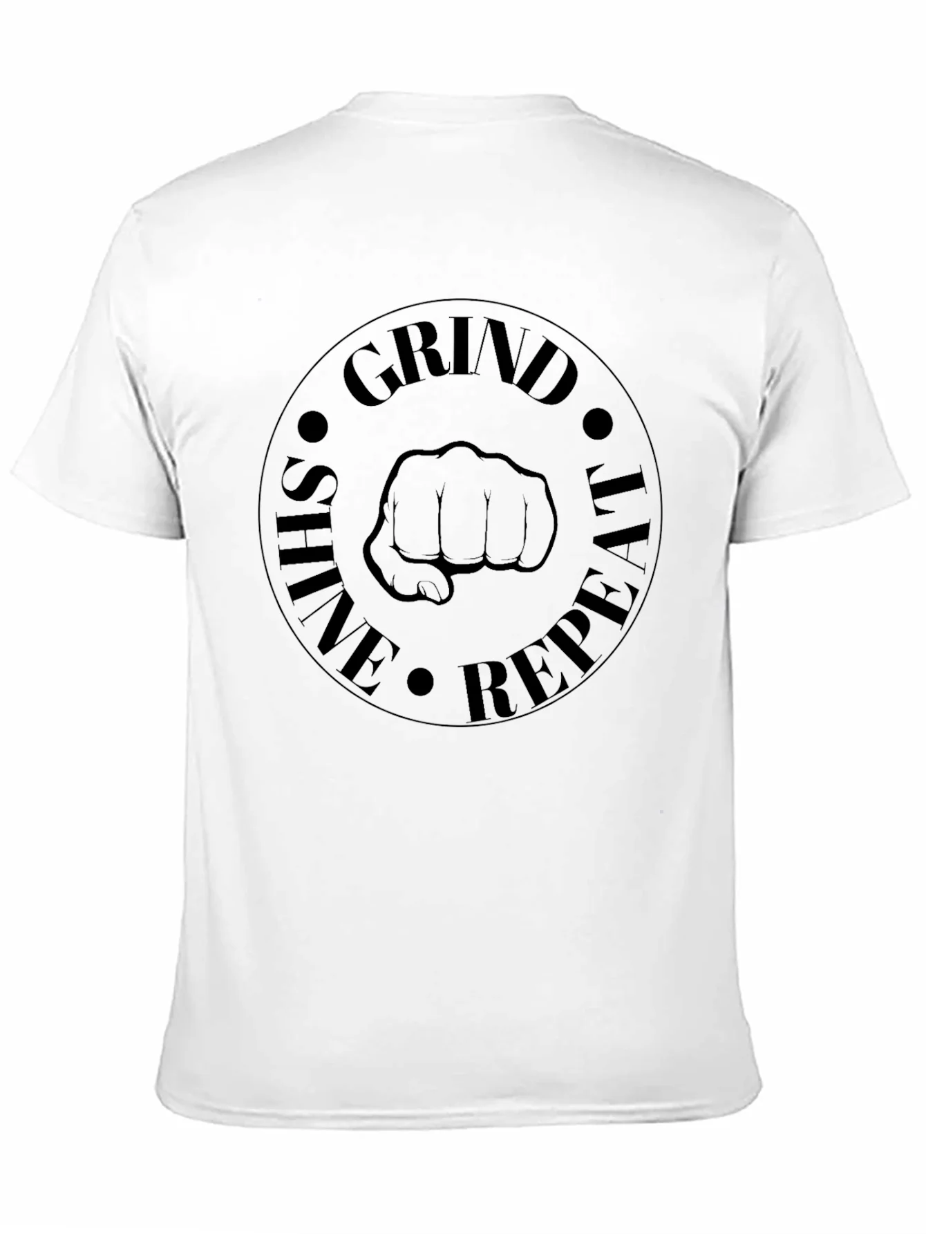 Grind Shine Repeat T-Shirt - Motivational Tee