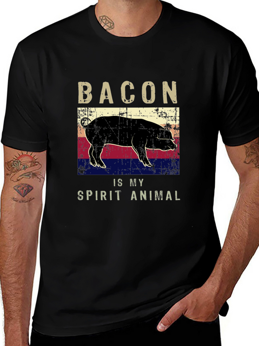Bacon Is My Spirit Animal Graphic Tee