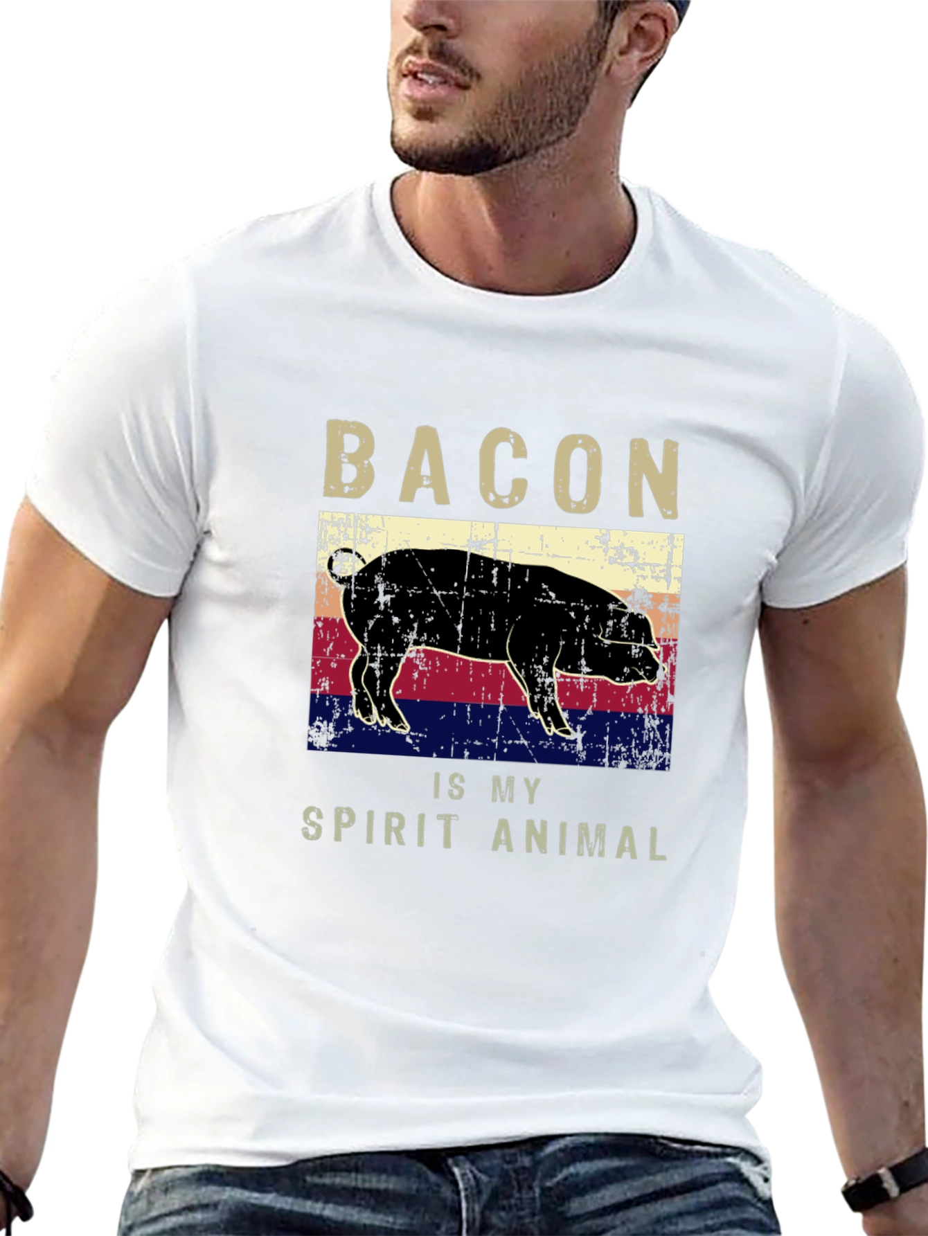 Bacon Is My Spirit Animal Graphic Tee