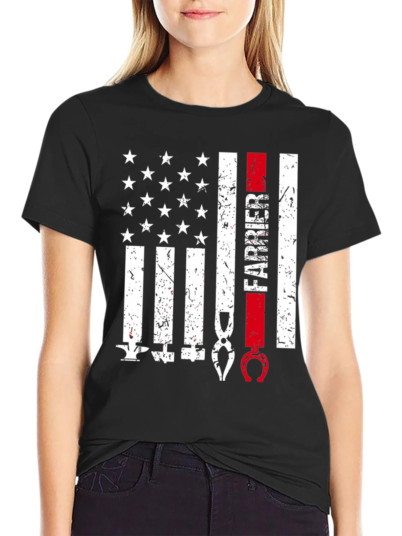 Farrier American Flag T-Shirt