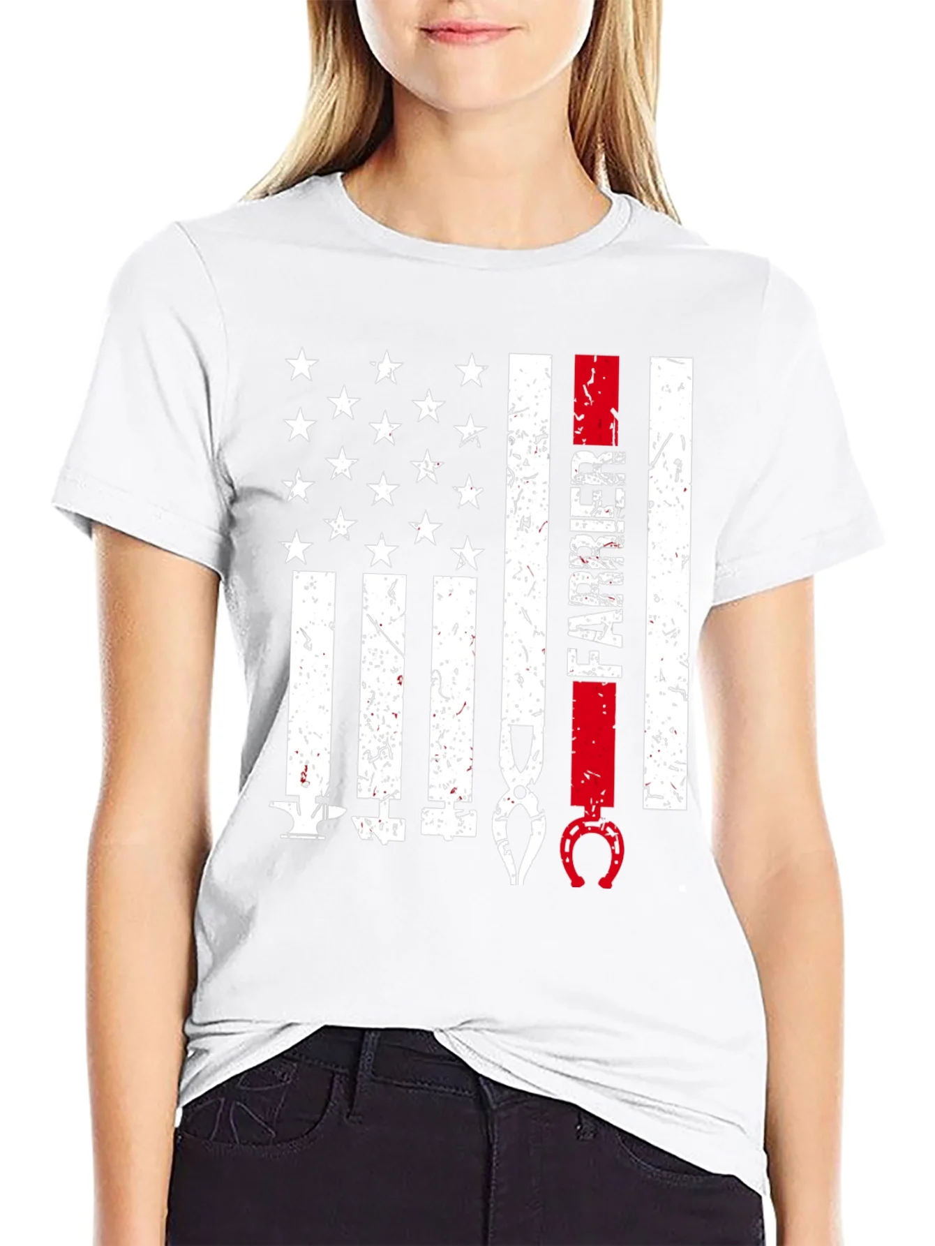 Farrier American Flag T-Shirt