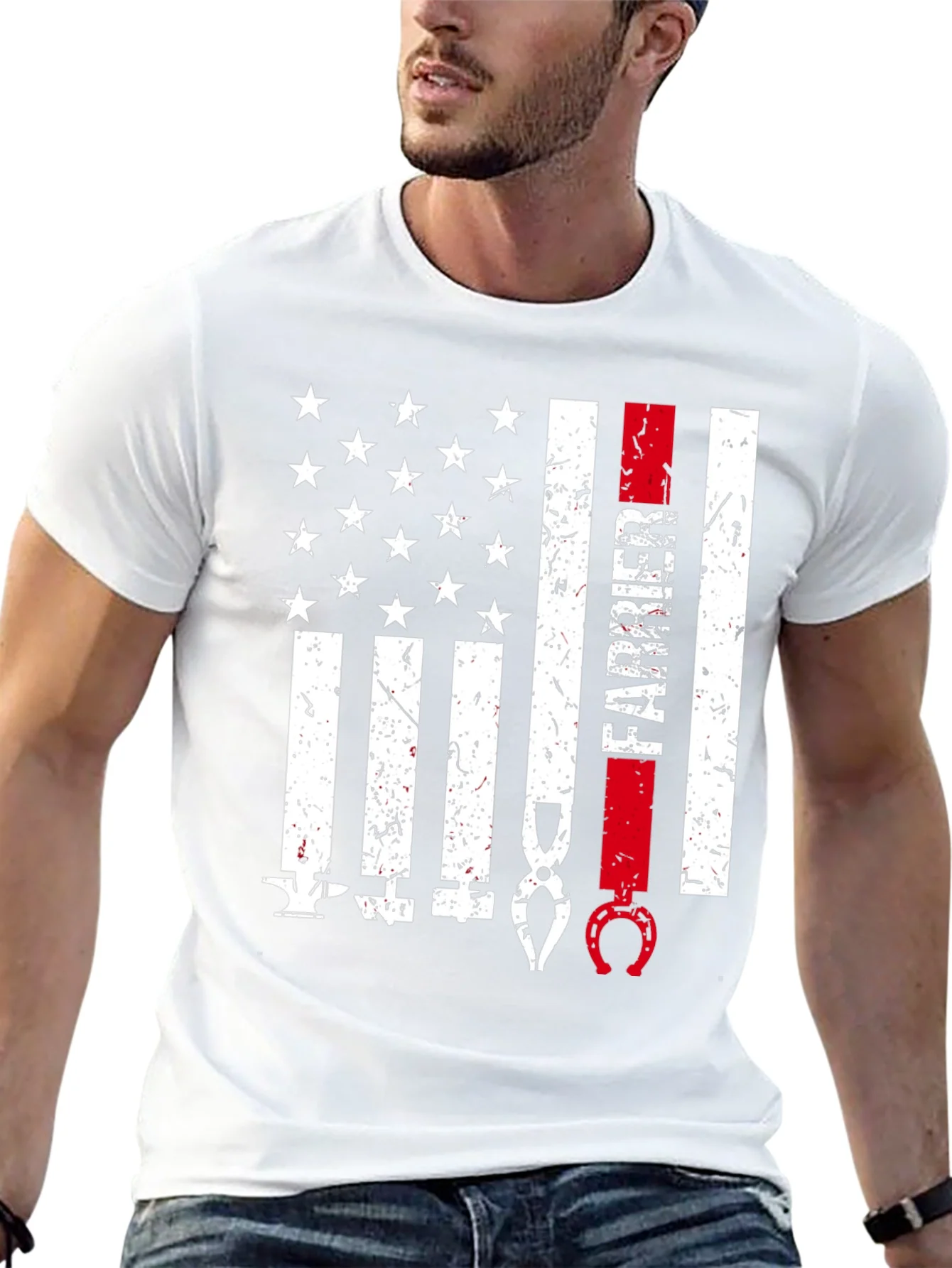 Farrier American Flag T-Shirt