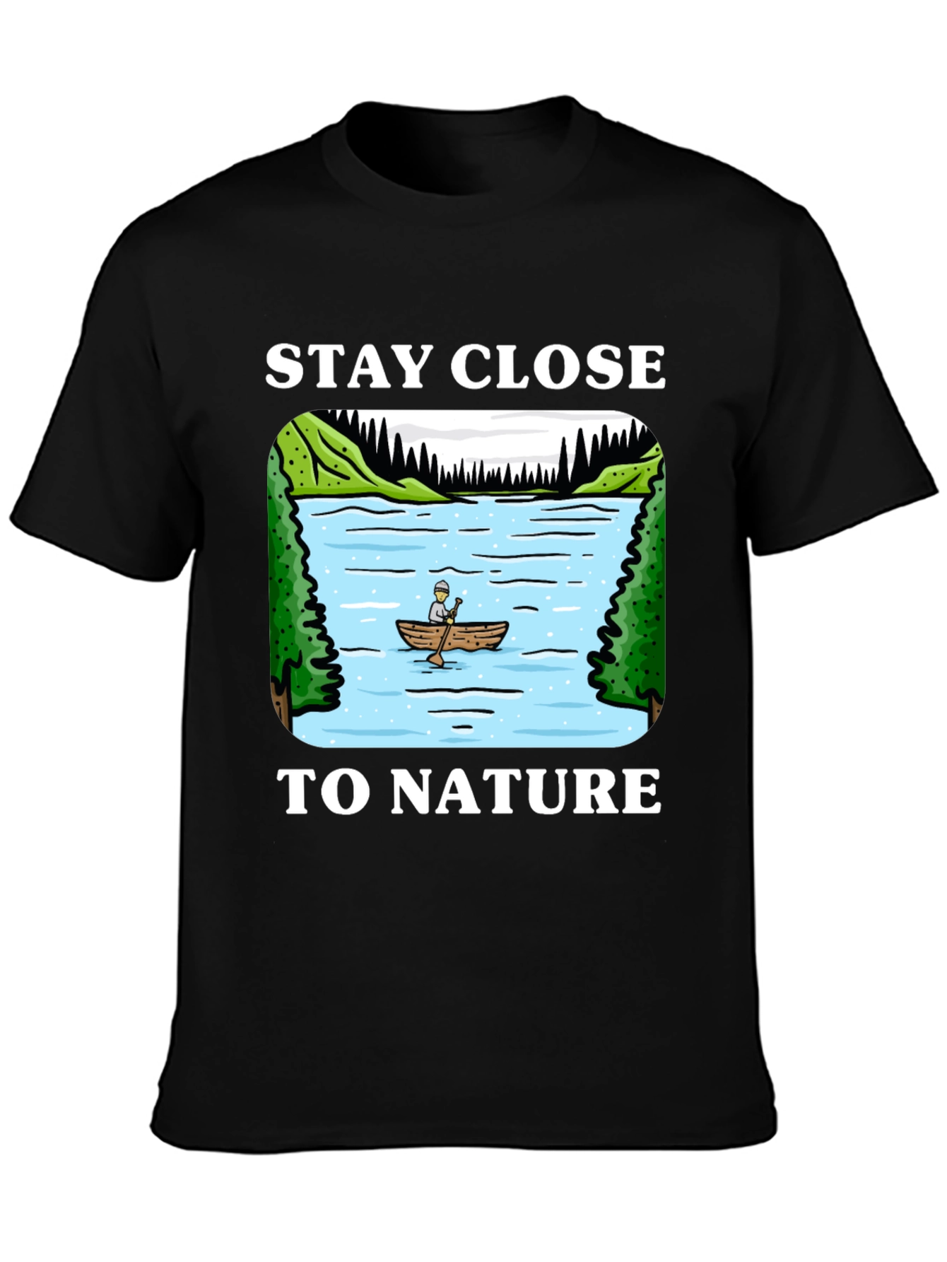 Stay Close To Nature Graphic Tee