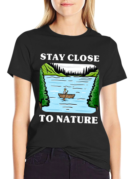 Stay Close To Nature Graphic Tee