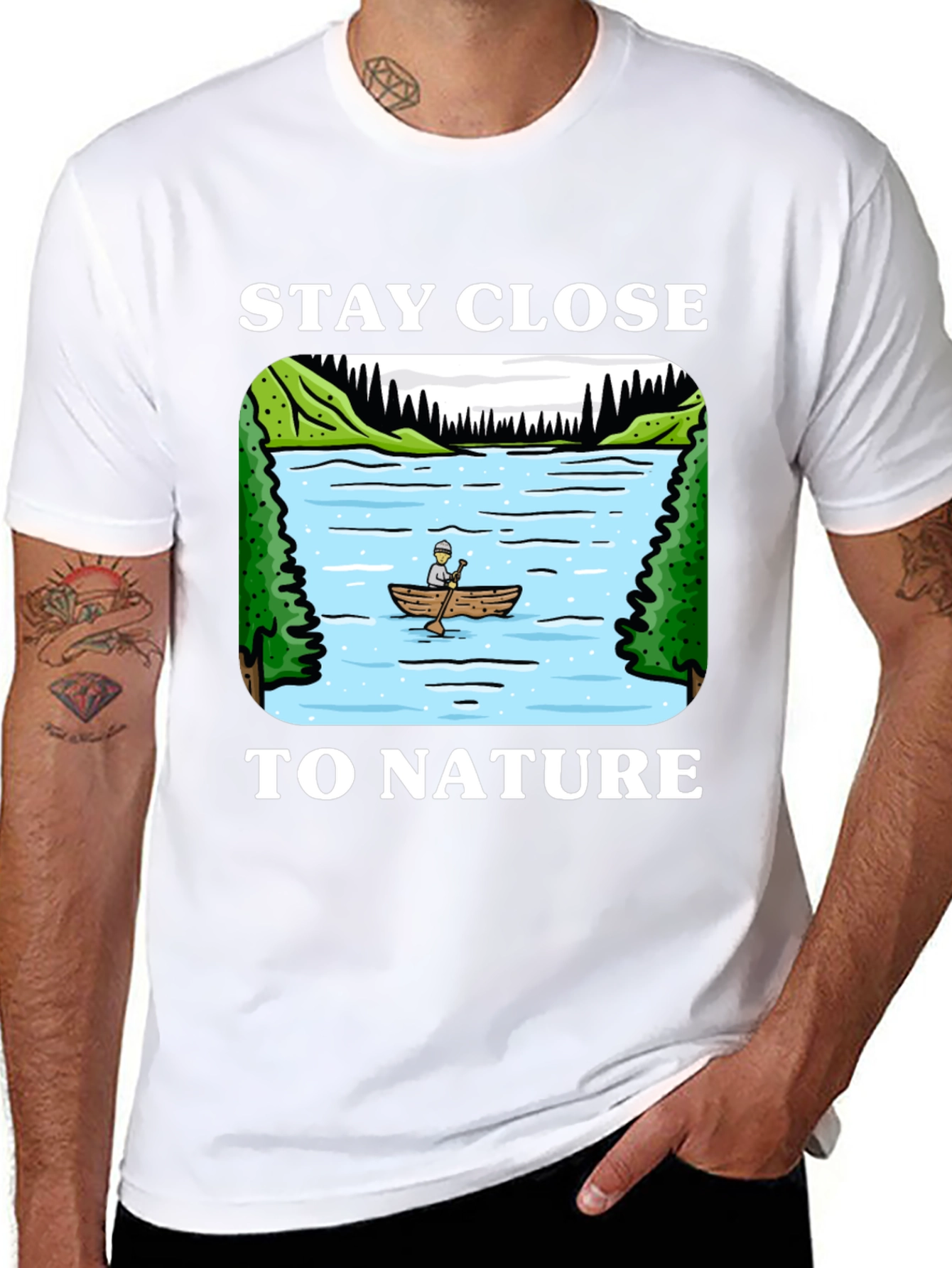 Stay Close To Nature Graphic Tee