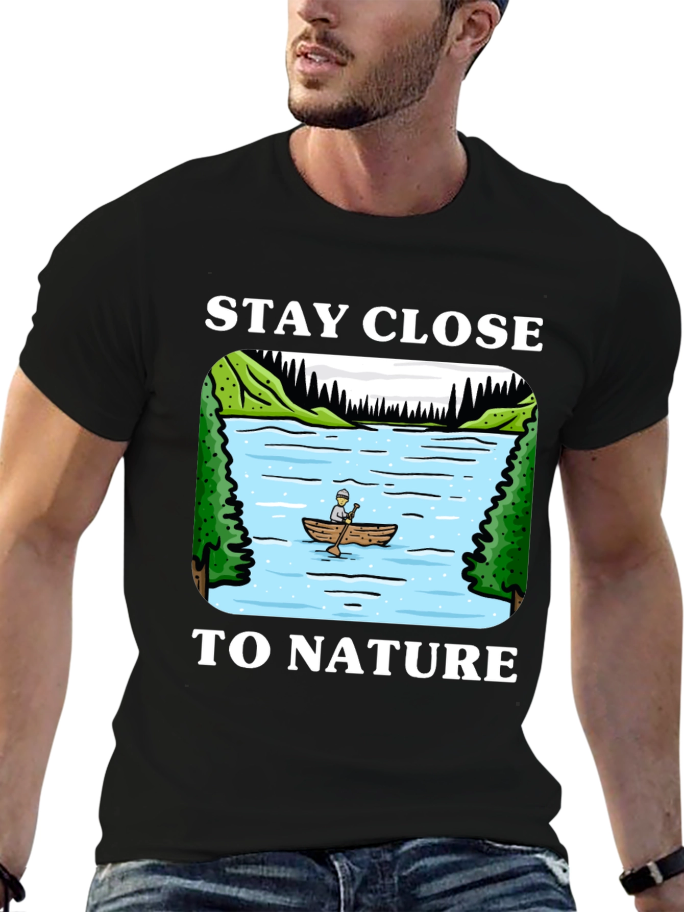 Stay Close To Nature Graphic Tee