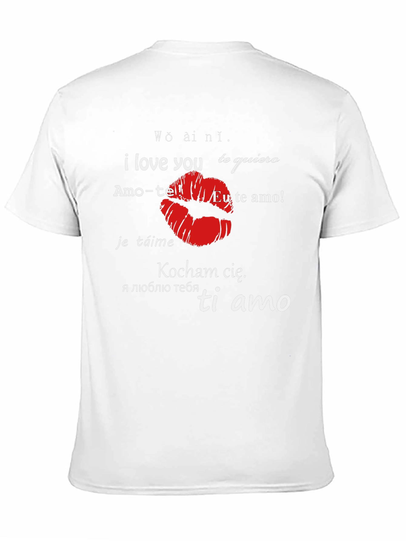 I Love You in Different Languages Graphic T-Shirt