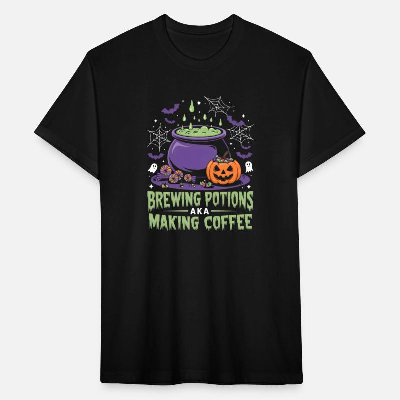 Halloween Brewing Potions aka Making Coffee