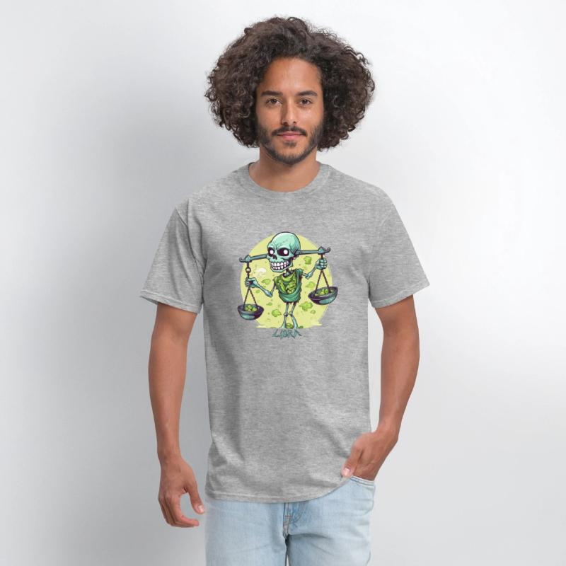 Halloween Zombie Libra Zodiac Sign