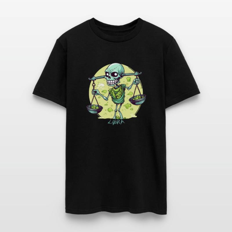 Halloween Zombie Libra Zodiac Sign