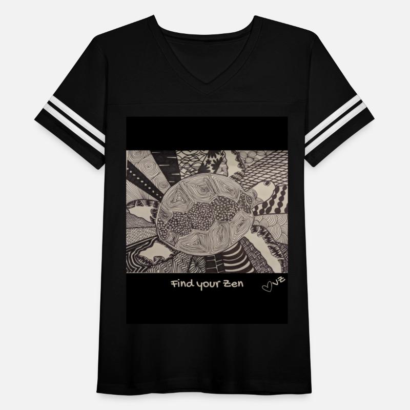 Hand drawn Turtle T shirt Zen Design Patterns