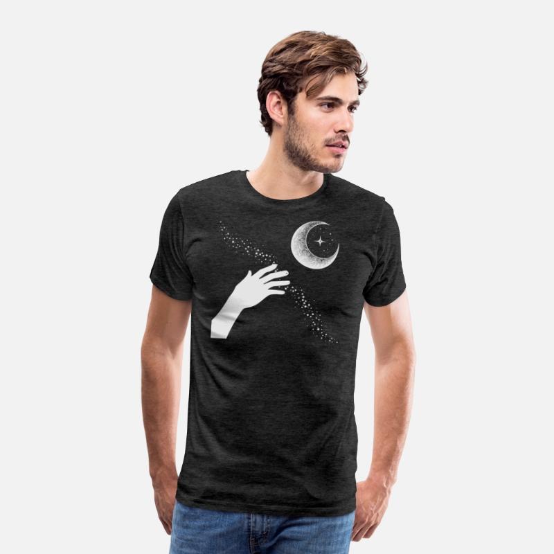 Hand Reaching for Crescent Moon Mystic Whimsy