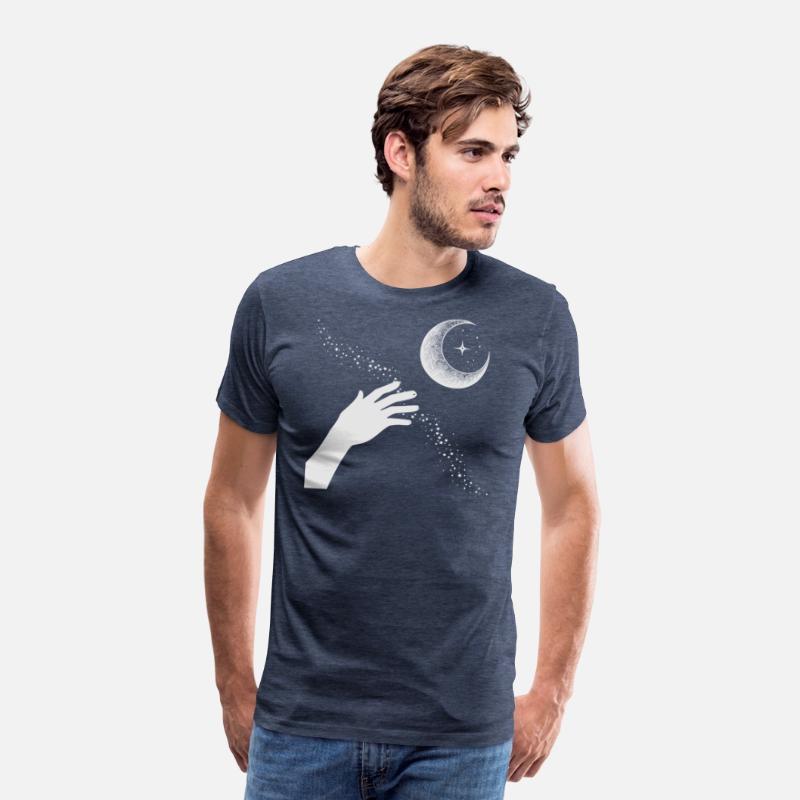 Hand Reaching for Crescent Moon Mystic Whimsy