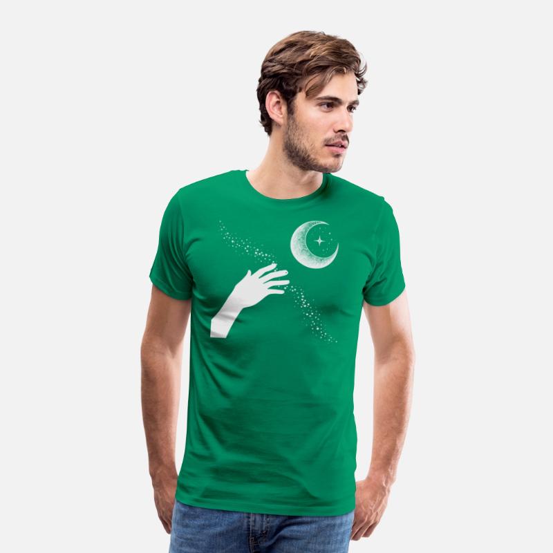 Hand Reaching for Crescent Moon Mystic Whimsy